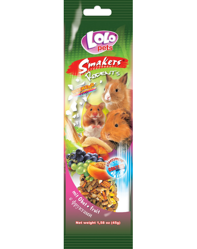 LOLO PETS Smakers pentru rozătoare fructe "Weekend style "