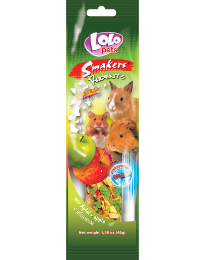 LOLO PETS Smakers pentru rozătoare măr "Weekend style "