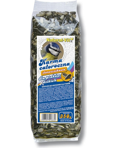 NATURAL-VIT ​amestec de semințe de floarea soarelui pentru păsările sălbatice 350 g