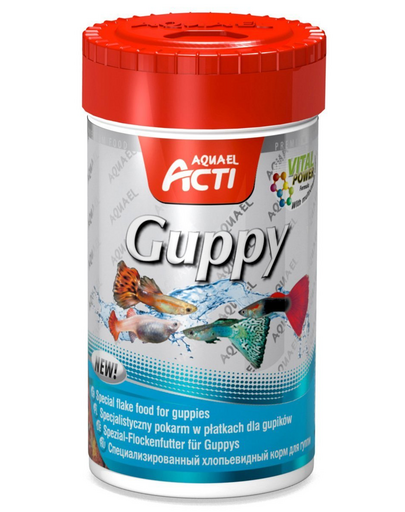 AQUAEL Mâncare Acti Guppy 100 ml