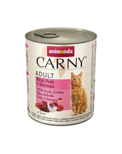 ANIMONDA Carny Adult Vită, Curcan și Creveți 800 g