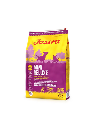 JOSERA Mini Delux 10 kg hrana pentru caini adulti talie mica