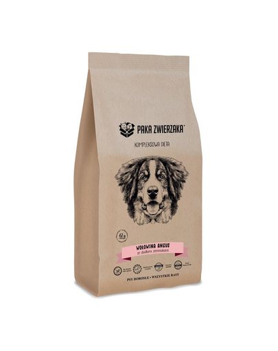 PAKA ZWIERZAKA Carne de vită Angus și cartofi dulci 9 kg pentru câini adulți