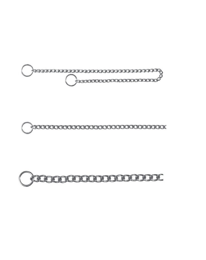 Trixie lanț metal 35 cm / 2 mm cu un singur rând