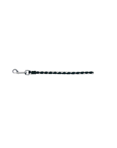 TRIXIE Lesă cavo S - XL 1 M / o 12 mm negru / argintiu