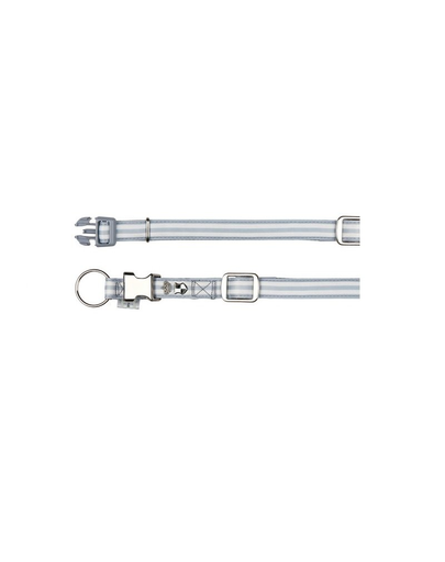 TRIXIE Zgardă prince x s-s 25-35 cm / 15 mm gri - alb
