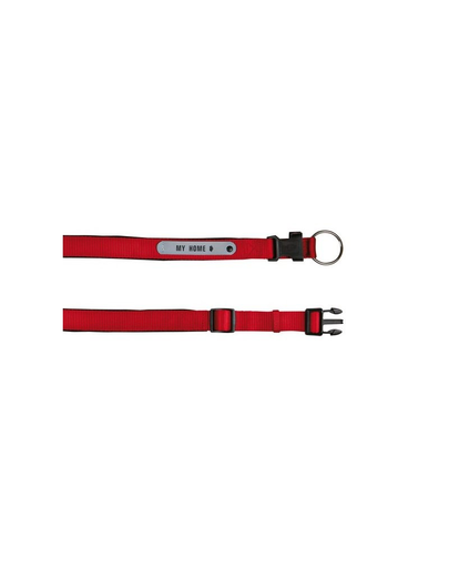 TRIXIE Zgardă cu medalion M 35–40 cm / 20 mm roșu