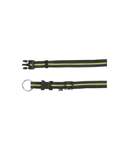 Trixie zgardă s - m 30–45 cm / 17 mm negru / verde
