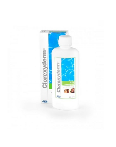 GEULINICX Clorexyderm Shampoo 4% 250ml sampon concentrat caini si pisici