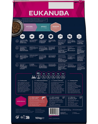 EUKANUBA Grain Free Senior 10 kg Hrana pisici senioare, cu somon