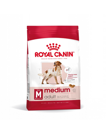 Royal Canin Medium Adult hrana uscata caini adulti rase medii 15+3 kg  