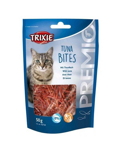TRIXIE Recompense pentru pisici, fasii de ton si pui 50 g