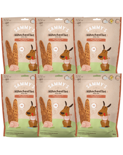 BOSCH SAMMY’S Chicken Fillets file de pui pentru caini 6x190 g