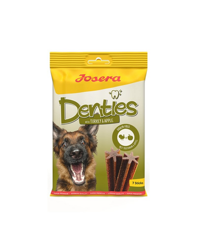 JOSERA Denties with Turkey & Apple 180g Recompense dentare caini, cu curcan si mar