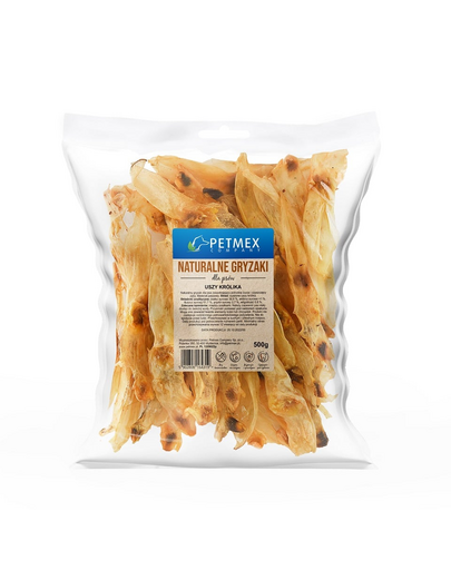 PETMEX Urechi de iepure pentru caini 500 g