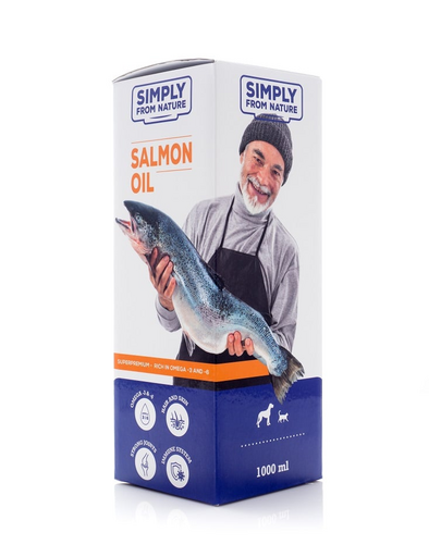 SIMPLY FROM NATURE Salmon oil Ulei de somon pentru animale de companie 1000 ml