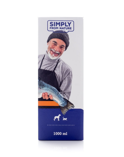 SIMPLY FROM NATURE Salmon oil Ulei de somon pentru animale de companie 1000 ml