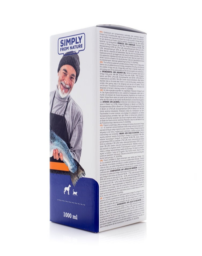 SIMPLY FROM NATURE Salmon oil Ulei de somon pentru animale de companie 1000 ml