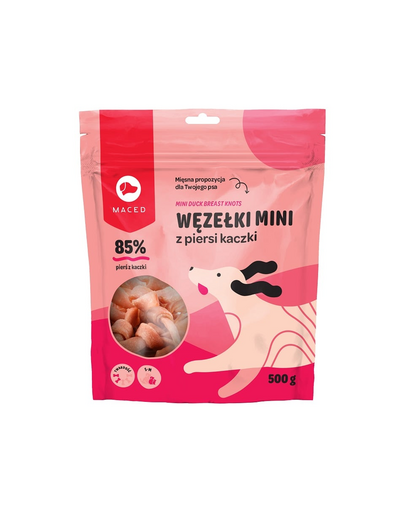 MACED Recompensa pentru caine, noduri de rata, 500g
