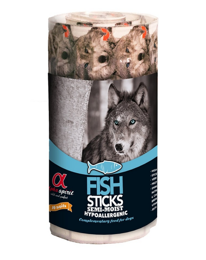 ALPHA SPIRIT Batoane recompense de peste pentru caini Blistry 160 g
