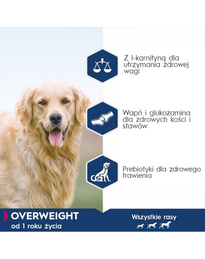 EUKANUBA Daily Care Overweight Adult Dog 12 kg Hrana caini supraponderali pentru pierderea in greutate