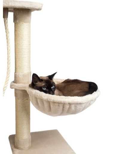 KATIDO Ansamblu de joaca pentru pisici 96 cm bej