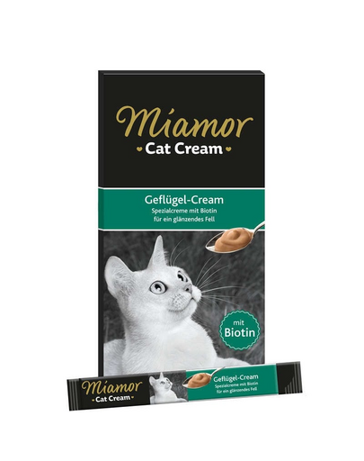 MIAMOR Cat PoultryCream crema cu pui pentru pisici 11x6x15ml