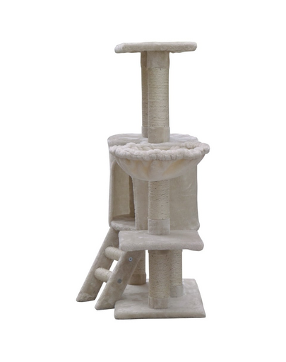 KATIDO Ansamblu de joaca pentru pisici 96 cm bej