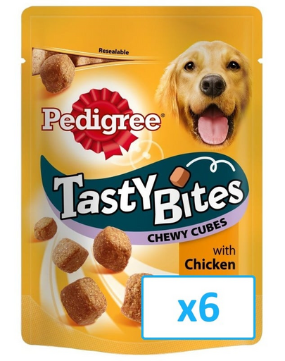 PEDIGREE Tasty Bites Chewy Cubes 6x 130 gr