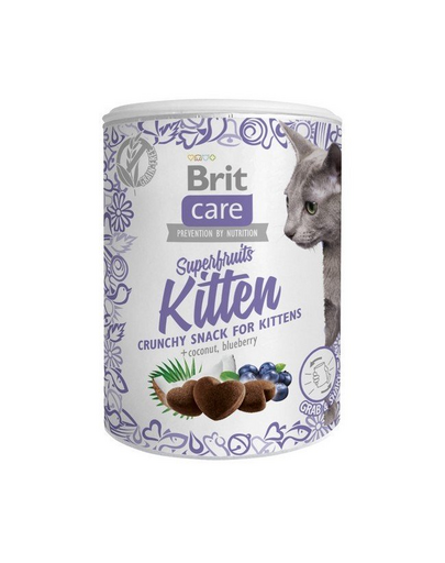 BRIT Care Cat Snack Superfruits Kitten 6x100g recompense pisoi