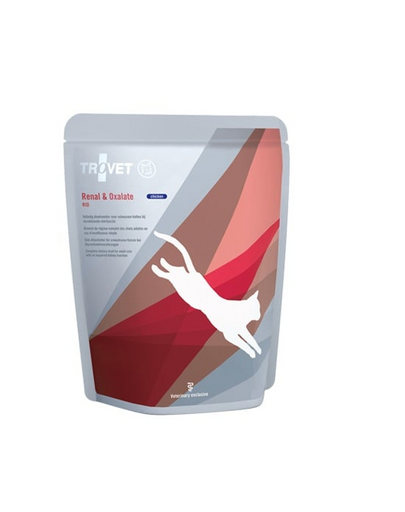 TROVET Renal & Oxalate Chicken RID Plic hrana pisici cu probleme renale, cu pui 85 g