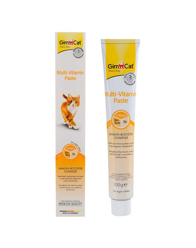 GIMCAT Every Day Multi-vitamin pastă 100 g supliment pisici cu 12 vitamine