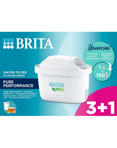 BRITA Set filtre de apa MAXTRA PRO Pure Performance 3+1 (4 buc)