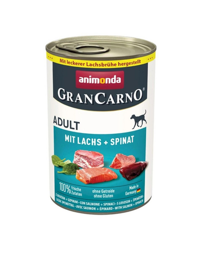 ANIMONDA GranCarno Adult somon și spanac 400g