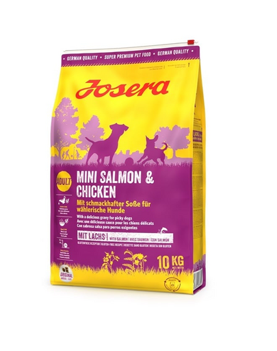 JOSERA Mini Salmon&Chicken 10kg pentru câini adulți de talie mică