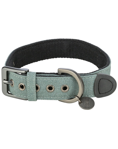 TRIXIE CityStyle zgarda pentru caine din bumbac L–XL: 50–57 cm/35 mm, culoare verde
