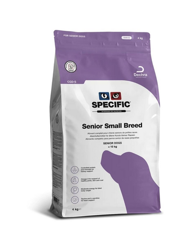 SPECIFIC Dog CGD-S Senior Small Breed 4 kg hrana caine senior rasa mica
