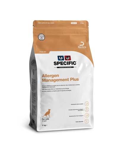 SPECIFIC Cat FOD-HY Allergen Management Plus 2 kg hrana pisoi si pisici adulte cu alergii mixte