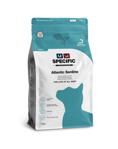 SPECIFIC Cat FQD-F Atlantic Sardine 2 kg Hrana cu sardine si krill pentru pisici de toate varstele