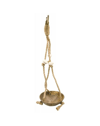 PANAMA PET Leagăn pentru păsări din coajă de nucă de cocos cu scoici 35 cm