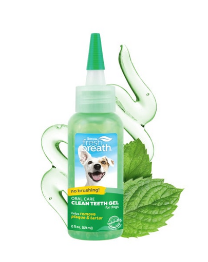 TROPICLEAN Fresh Breath Clean Teeth Oral Care Gel Dog 59ml Gel igiena orala pentru caini