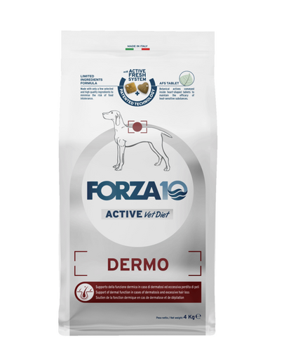 FORZA 10 Dermo Active Dieta veterinara pentru caini adulti cu probleme dermatologice 4 kg