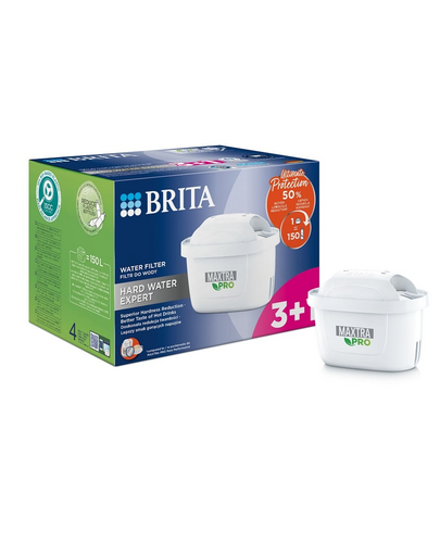 BRITA Filtre pentru apa MAXTRA PRO Hard Water Expert 3+1 (4 buc)