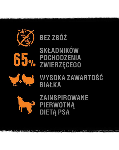 CRAVE Hrana umeda pentru caini, pate de pui si curcan 400g