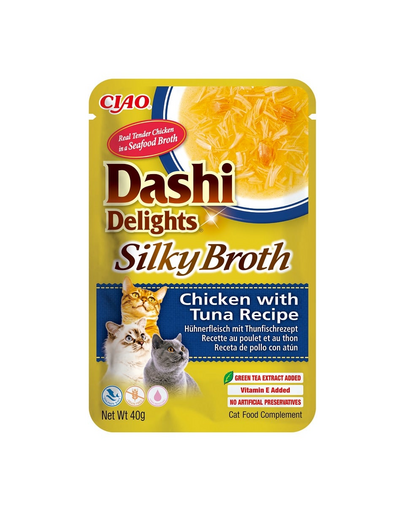 INABA Cat Dashi Delights Silky Broth pui si ton in supa 40g hrana pisica