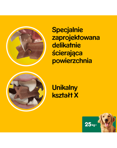 PEDIGREE Dentastix (rase mari) recompense dentare caini 56 buc (8x270g)