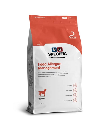 SPECIFIC Dog CDD Food Allergen Management 12 kg alimente cainii cu alergii alimentare