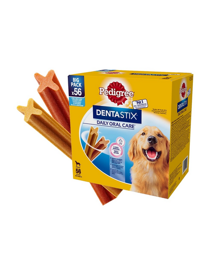 PEDIGREE Dentastix (rase mari) recompense dentare caini 56 buc (8x270g)