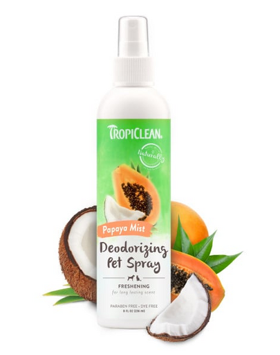 TROPICLEAN Papaya Mist Deodorizing Spray 236ml spray pentru caini si pisici