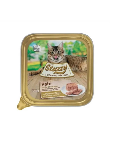 STUZZY Mister Cat hrană umedă pentru pisici, cu pui și ficat 100 g